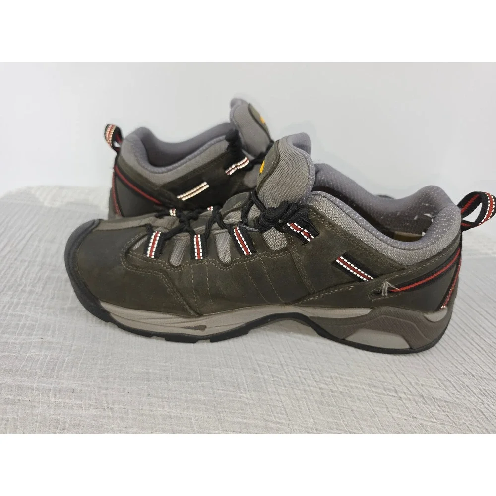 Keen Utility Mens 10.5 EE Brown Leather Steel Toe MET Guard Work Shoes ASTM EH